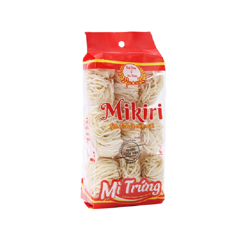 Mì Trứng Mikiri (Sợi Dẹp) 320g