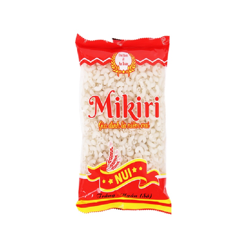 Nui Ngắn Trắng Mikiri 400g