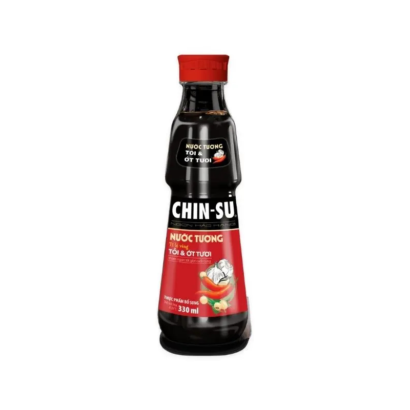 Nước Tương Chin-su Tỏi Ớt Tươi 330ml