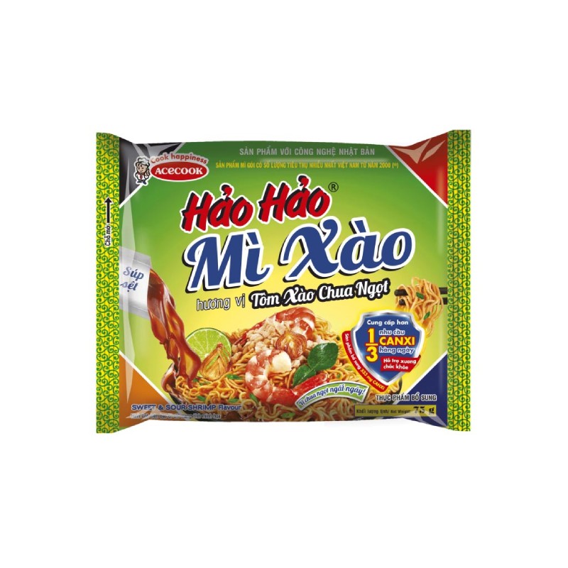 Mì Xào Hảo Hảo Vị Tôm Xào Chua Ngọt Gói 75g
