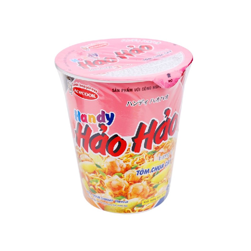 Mì Ly Handy Hảo Hảo Vị Tôm Chua Cay 67g
