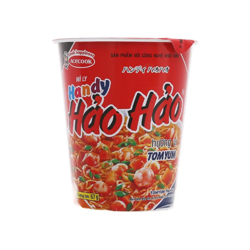 Mì Ly Handy Hảo Hảo Vị Tomyum 67g