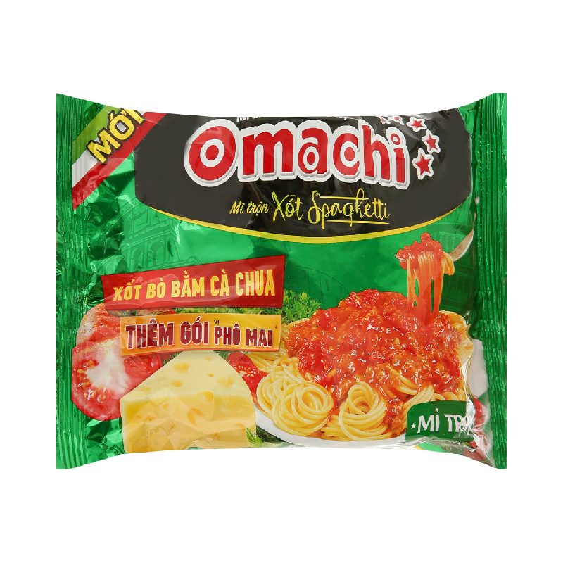 Mì Khoai Tây Omachi Mì Trộn Xốt Spaghetti 90g