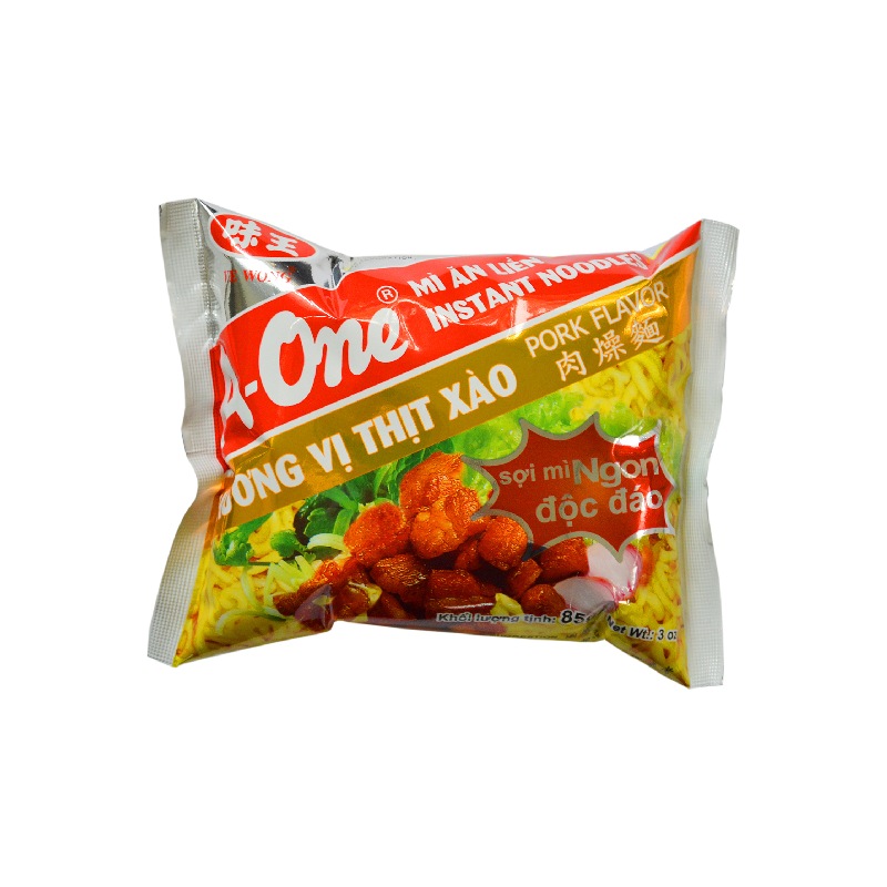 Mì A-One Vị Thịt Xào Gói 85g