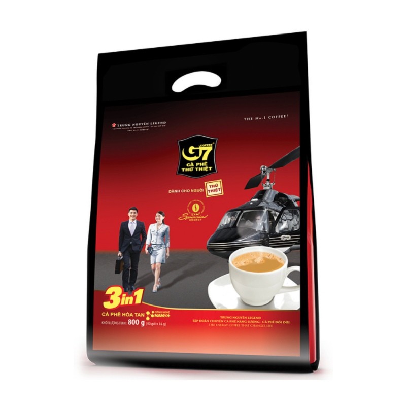 Cafe G7 3in1 Bịch 800g (50 Gói)