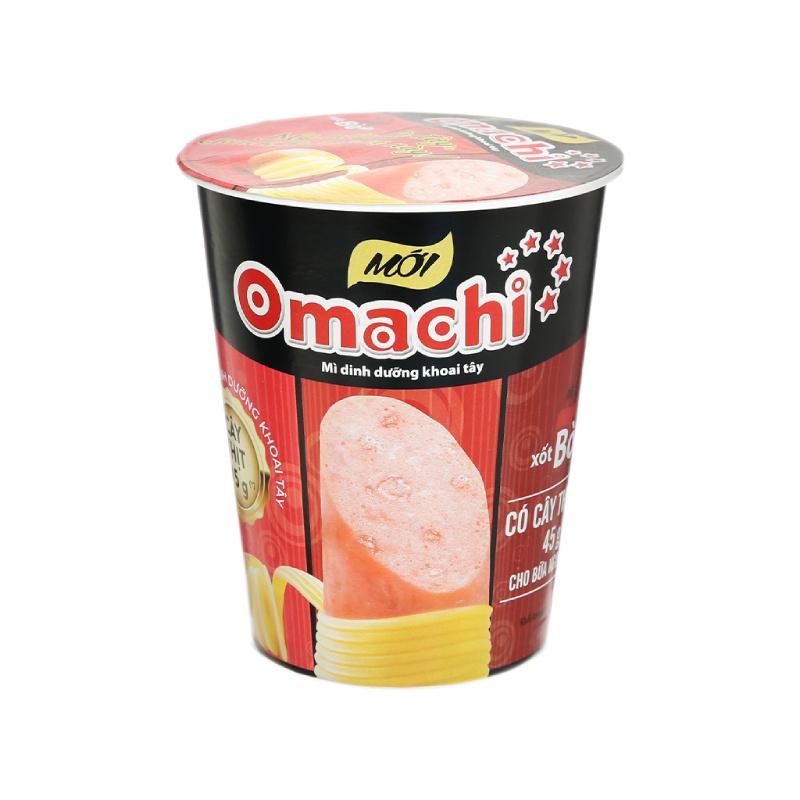 Mì Ly Omachi Xốt Bò Hầm (Thêm cây thịt) 113g