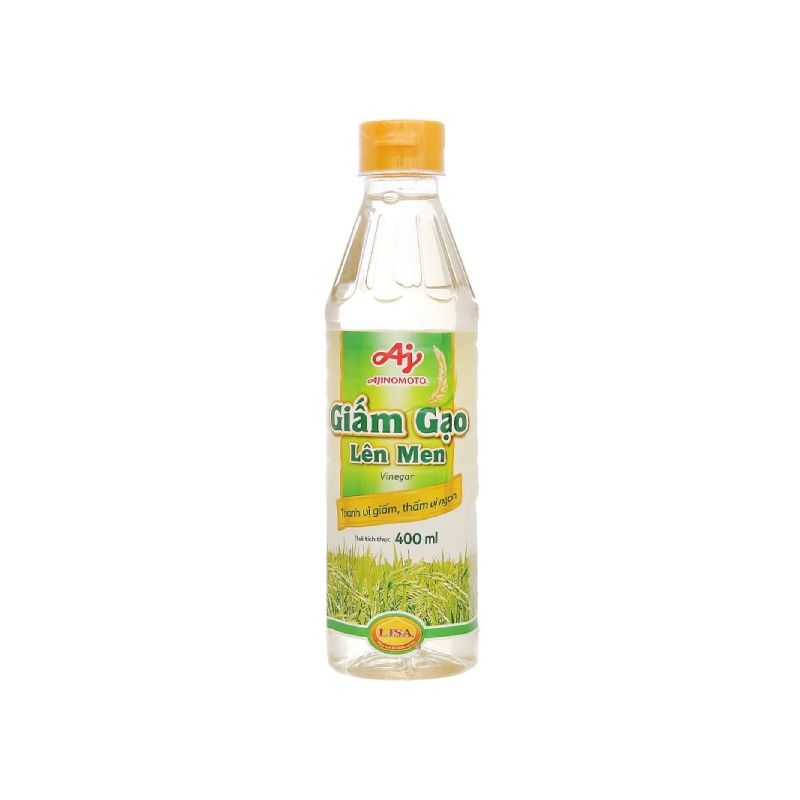 Giấm Gạo Lên Men Ajinomoto Chai 400ml