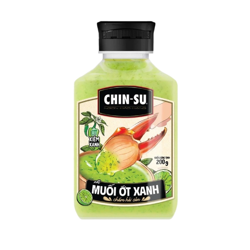 Xốt Muối Ớt Xanh Chin-su Chai 200g