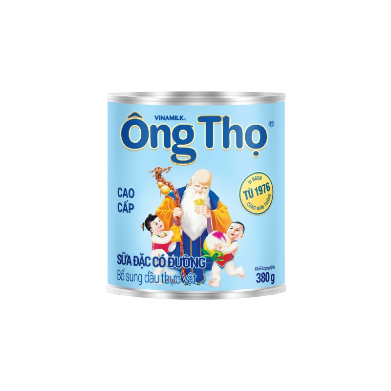 Sữa Đặc Cao Cấp Ông Thọ Nhãn Xanh Biển Hộp Thiếc 380g