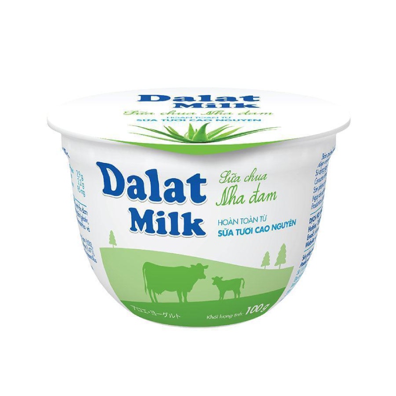 Sữa Chua Ăn Dalat Milk Nha Đam 100g