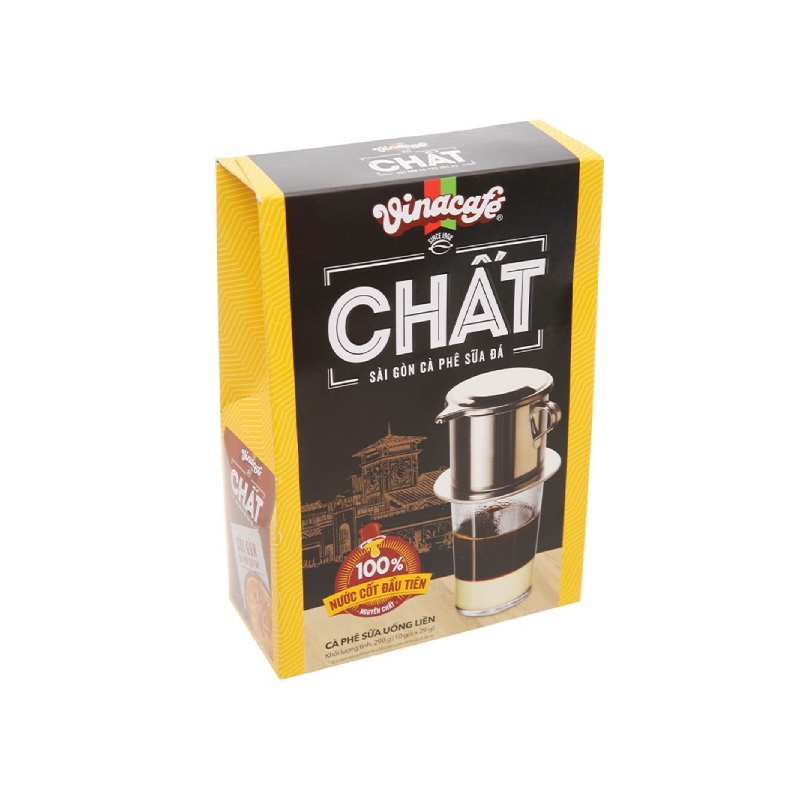 Cafe Sữa Đá VinaCafé Chất Sài Gòn Hộp 290g (10 Gói)