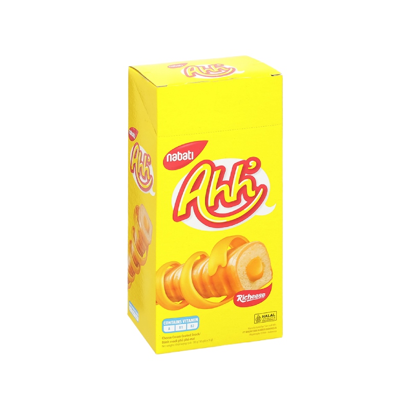 Bánh Xốp Nabati Ahh Phô Mai Hộp 90g