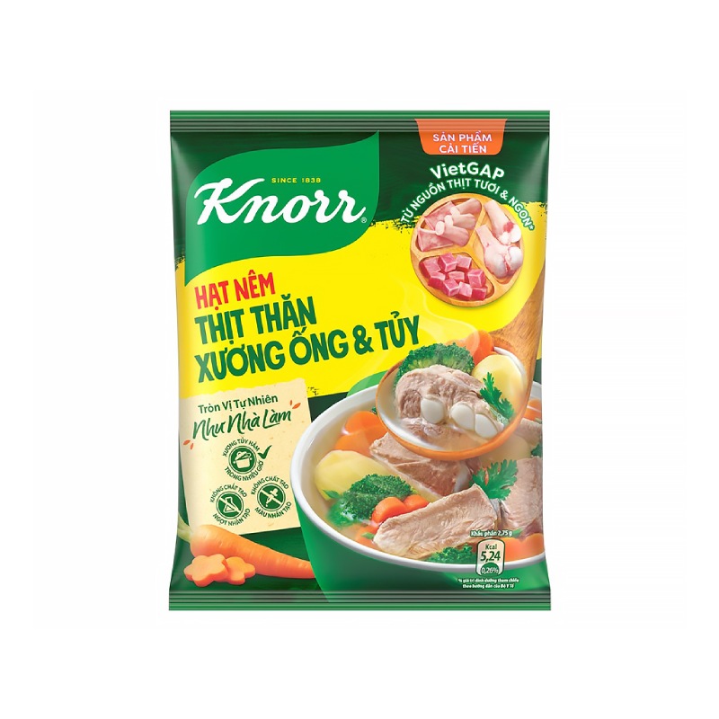 Hạt Nêm Knorr TTX Ống & Tuỷ 400g + Tặng Knorr 65g