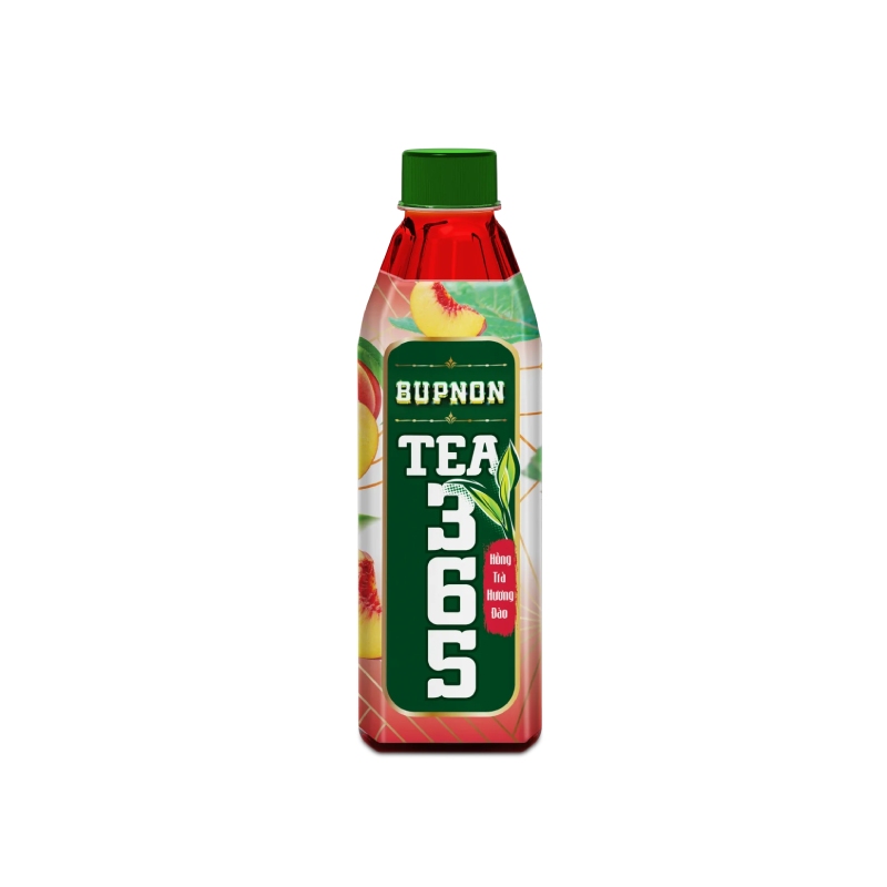 Trà TEA365 Hồng Trà Hương Đào Chai 500ml