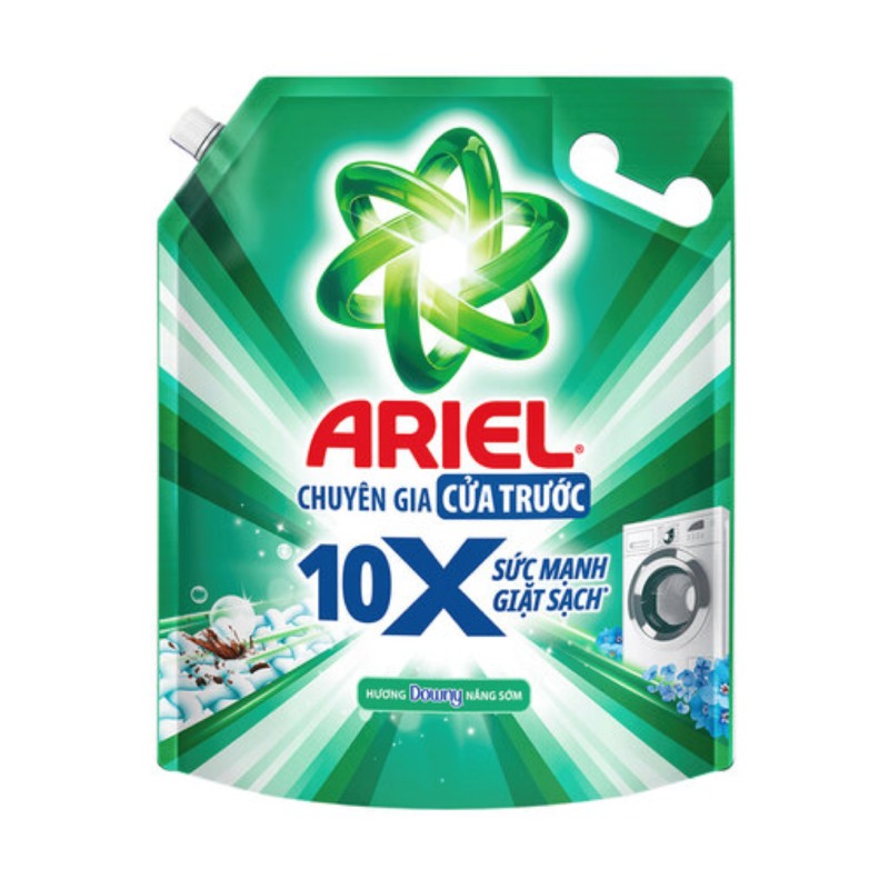 Nước Giặt Ariel Cửa Trước 10X Hương Downy Nắng Sớm 2.7kg