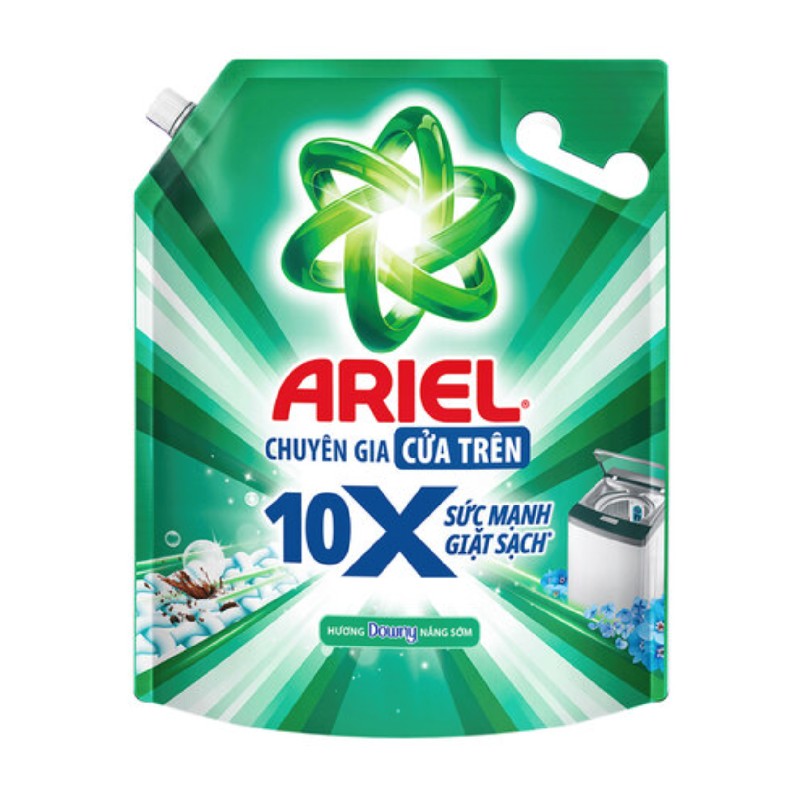 Nước Giặt Ariel Cửa Trên 10X Hương Downy Nắng Sớm 2.9kg
