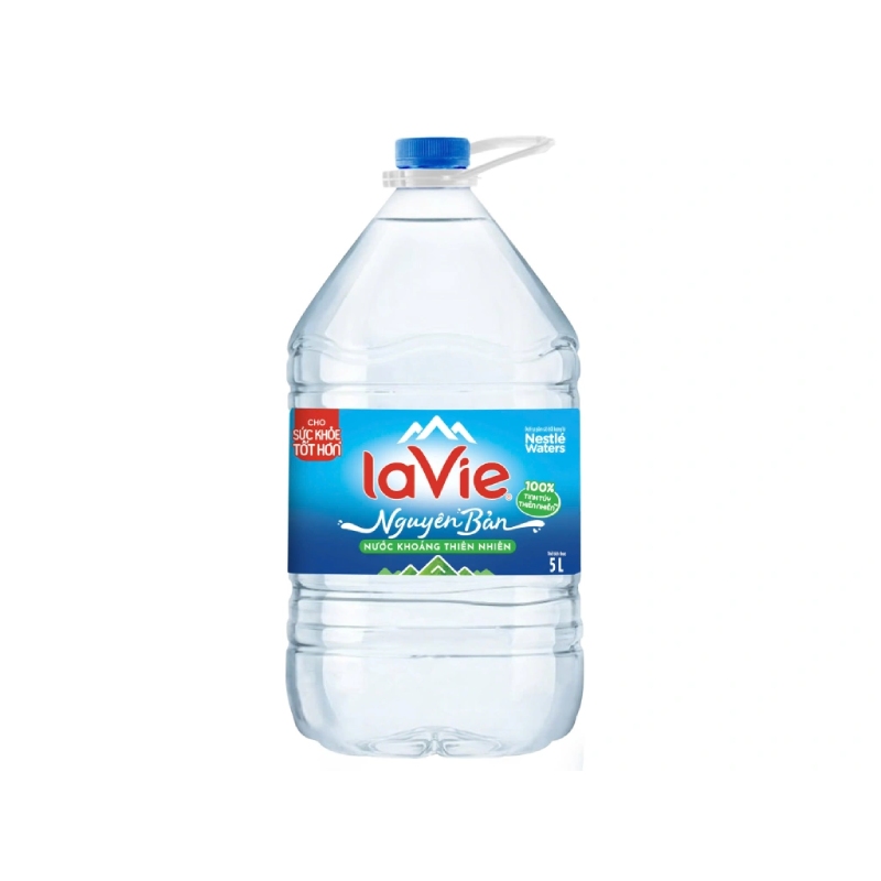 Nước Khoáng LaVie Nguyên Bản Chai 5L